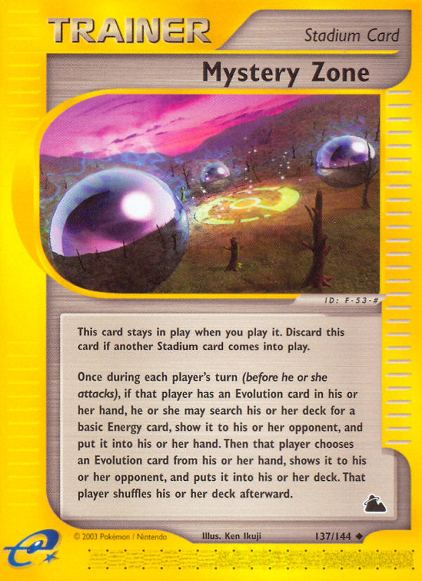 E-Series Skyridge Mystery Zone #137/144