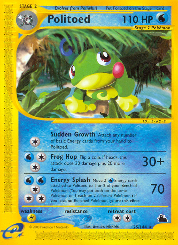 E-Series Skyridge Politoed #25/144