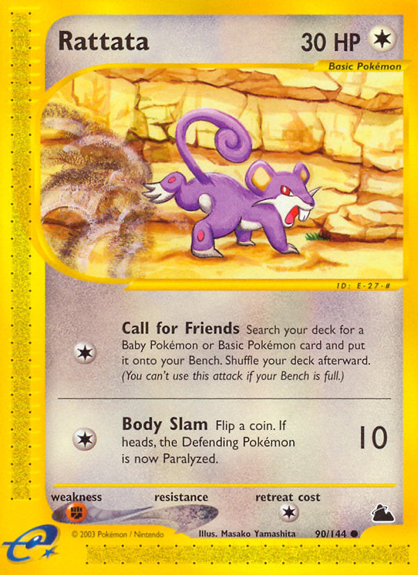 E-Series Skyridge Rattata #90/144