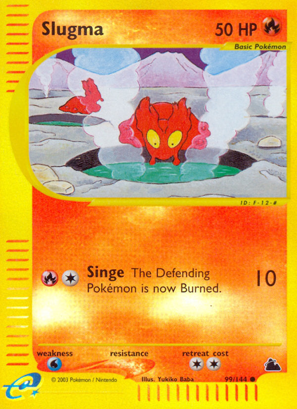 E-Series Skyridge Slugma #99/144 reverse holo