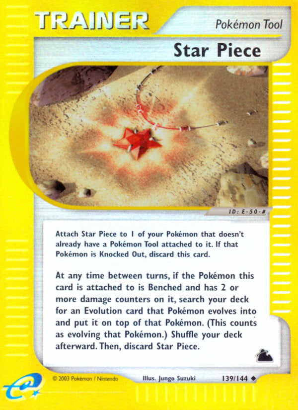 E-Series Skyridge Star Piece #139/144 reverse holo