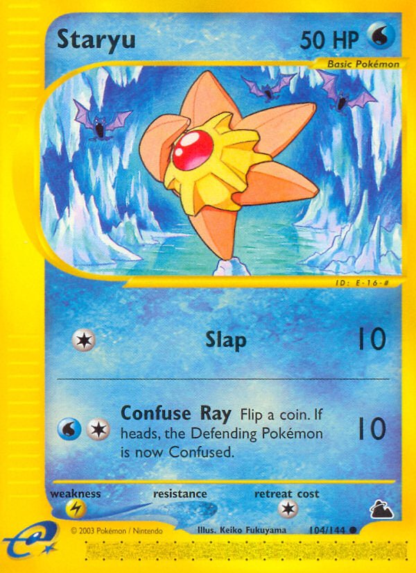 E-Series Skyridge Staryu #104/144
