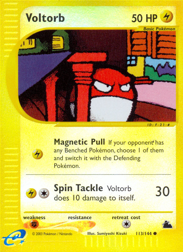 E-Series Skyridge Voltorb #113/144 reverse holo