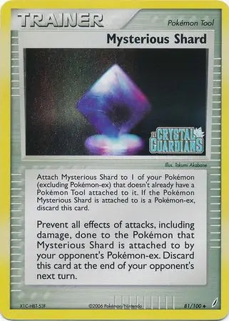 EX Crystal Guardians Mysterious Shard #81/100 reverse holo