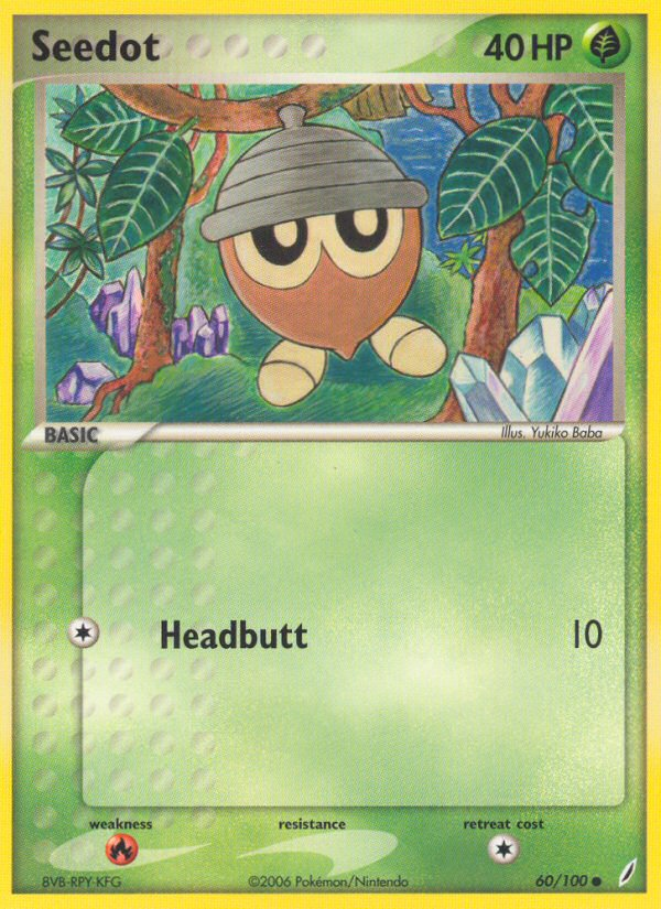 EX Crystal Guardians Seedot #60/100