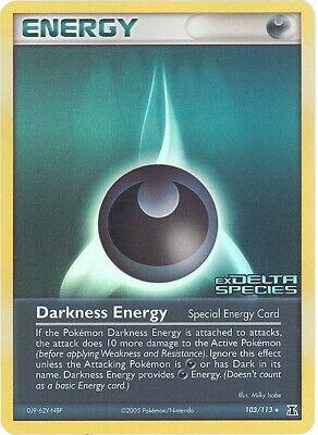 EX Delta Species Darkness Energy #103/113 reverse holo