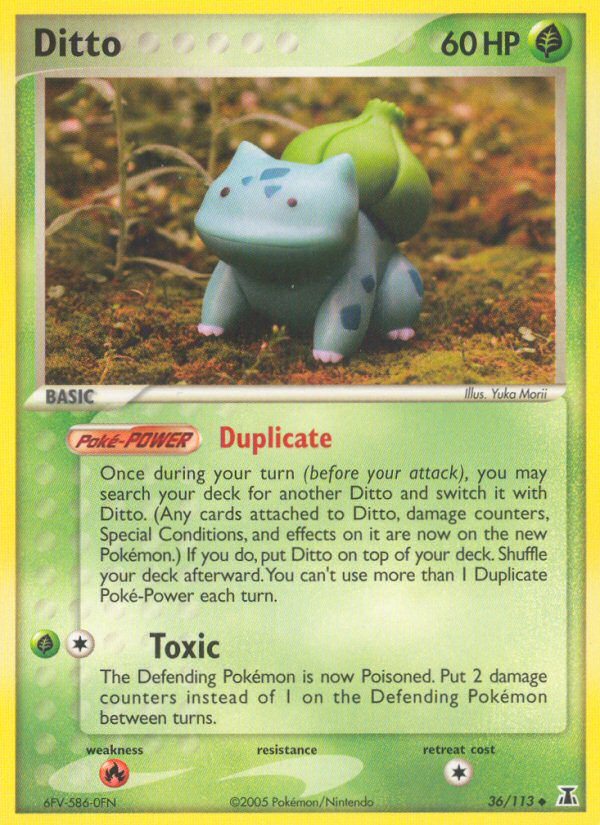 EX Delta Species Ditto [Bulbasaur] #36/113