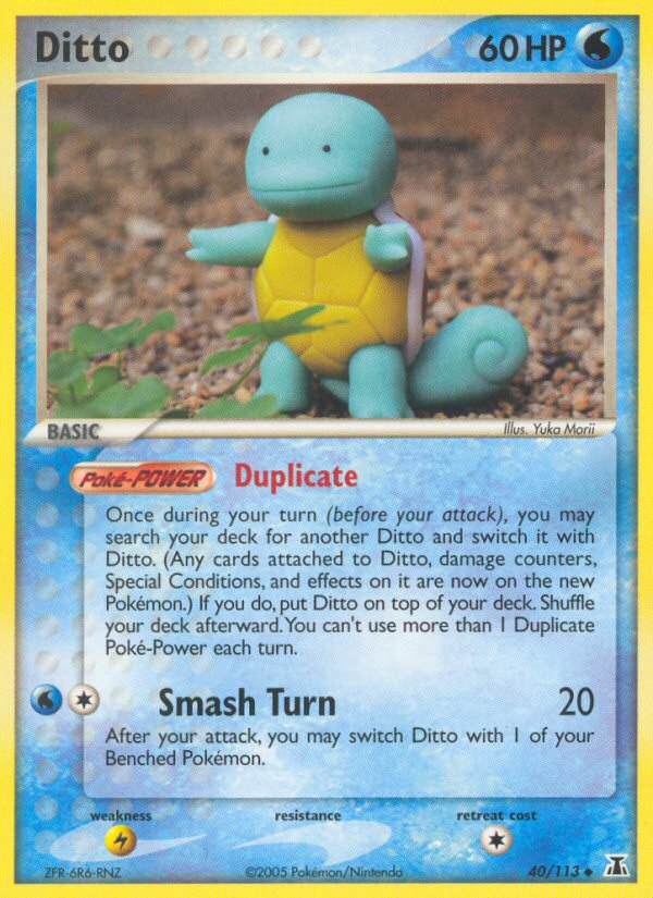 EX Delta Species Ditto [Squirtle] #40/113