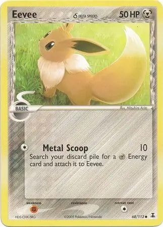 EX Delta Species Eevee #68/113 reverse holo