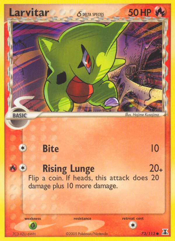 EX Delta Species Larvitar #73/113