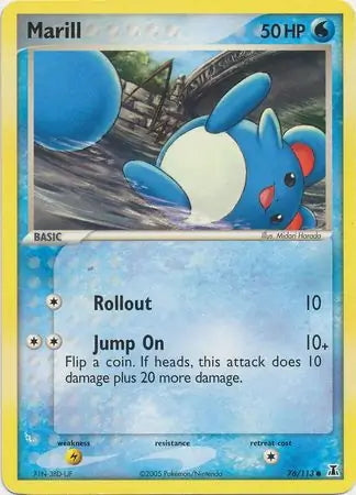 EX Delta Species Marill #76/113 reverse holo