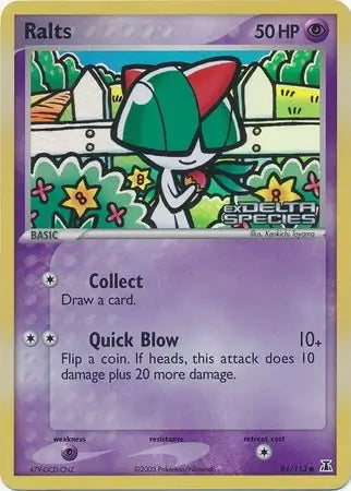 EX Delta Species Ralts #81/113 reverse holo
