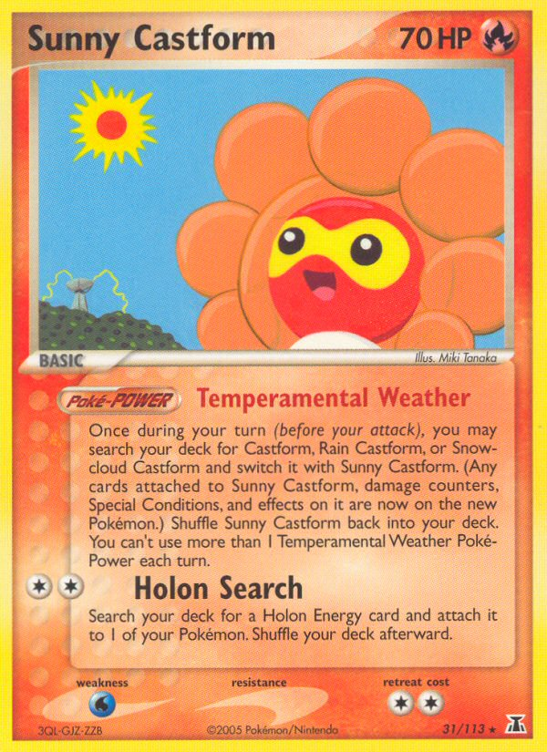 EX Delta Species Sunny Castform #31/113