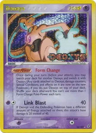 EX Deoxys Deoxys (Attack Form) #16/107 reverse holo