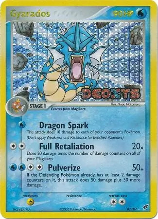 EX Deoxys Gyarados #8/107 reverse holo