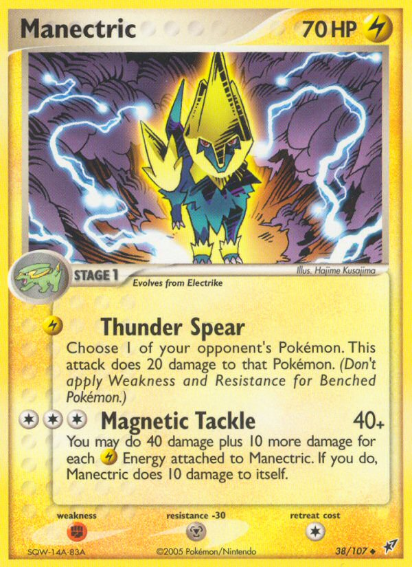 EX Deoxys Manectric #38/107