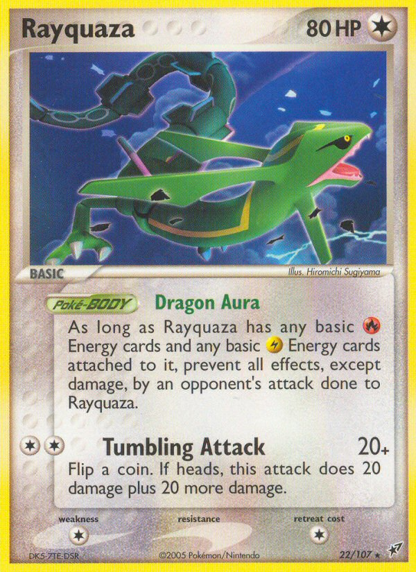 EX Deoxys Rayquaza #22/107