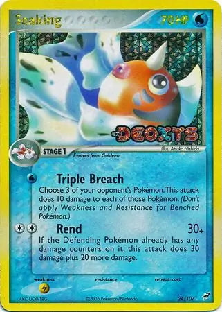 EX Deoxys Seaking #24/107 reverse holo
