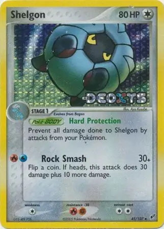 EX Deoxys Shelgon #45/107 reverse holo