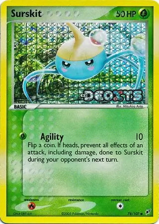 EX Deoxys Surskit #78/107 reverse holo