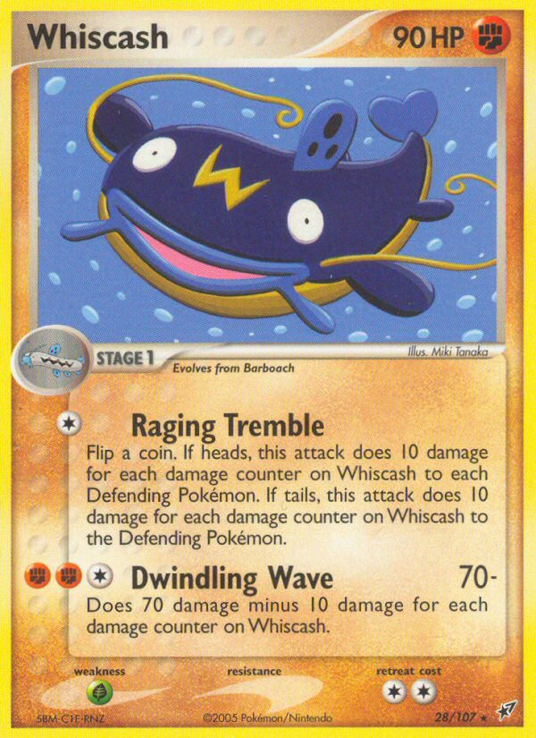 EX Deoxys Whiscash #28/107