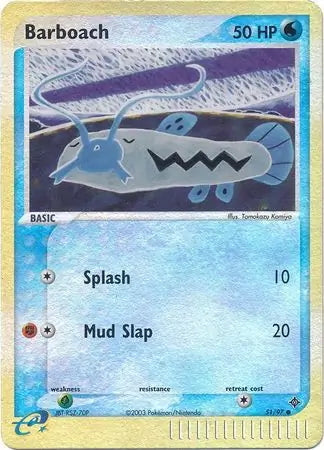 EX Dragon Barboach #51/97 reverse holo