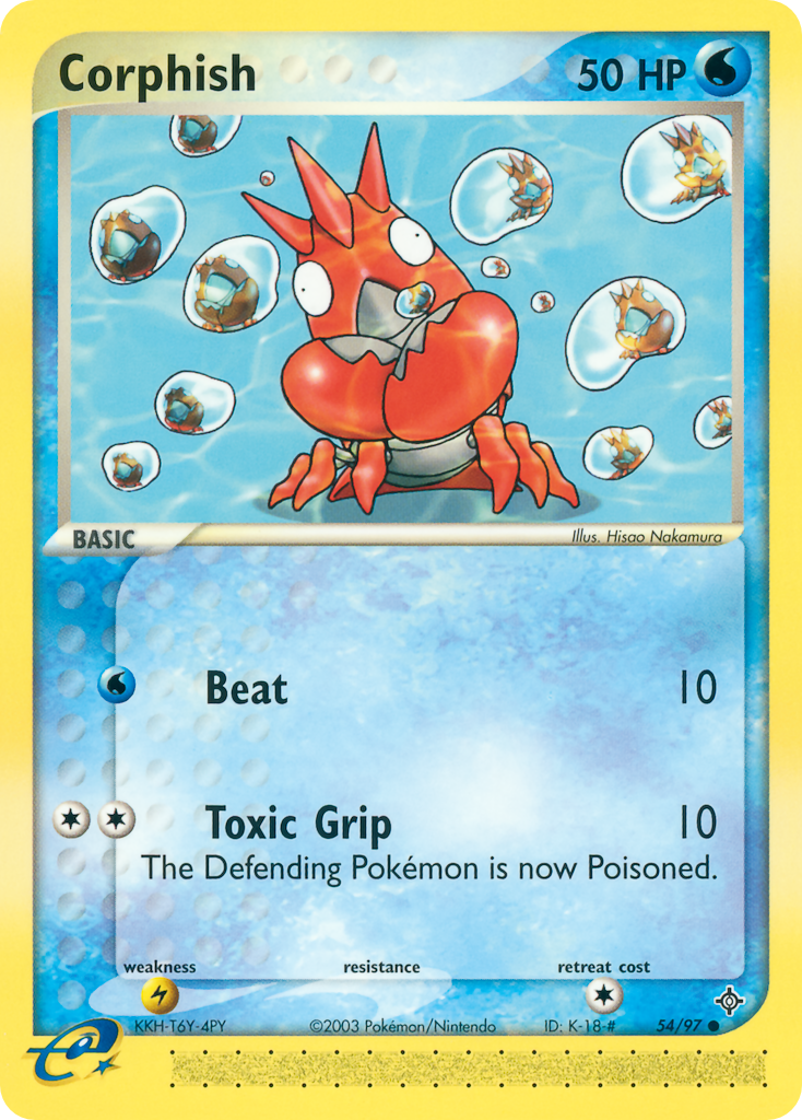 EX Dragon Corphish #54/97