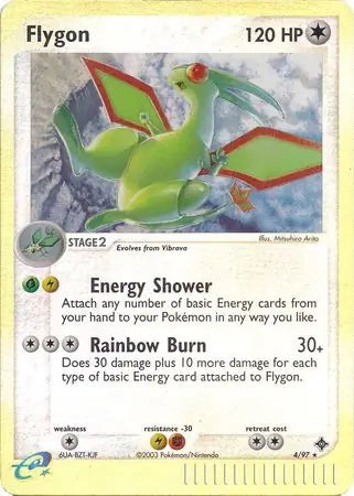 EX Dragon Flygon #4/97 reverse holo