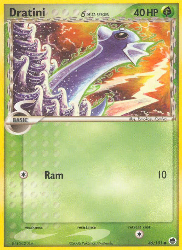 EX Dragon Frontiers Dratini #46/101