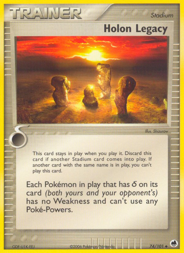 EX Dragon Frontiers Holon Legacy #74/101
