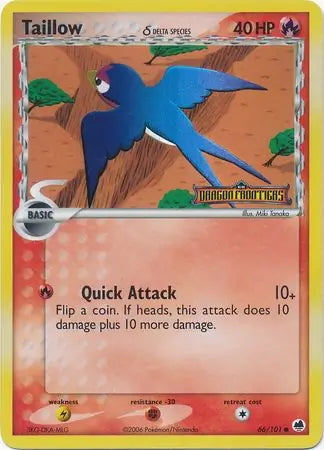 EX Dragon Frontiers Trapinch (Alternate Art) #66/101 reverse holo
