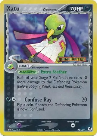 EX Dragon Frontiers Xatu #25/101 reverse holo
