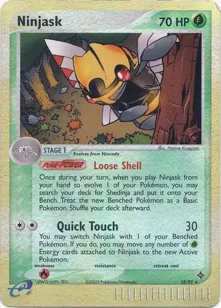 EX Dragon Ninjask #18/97 reverse holo