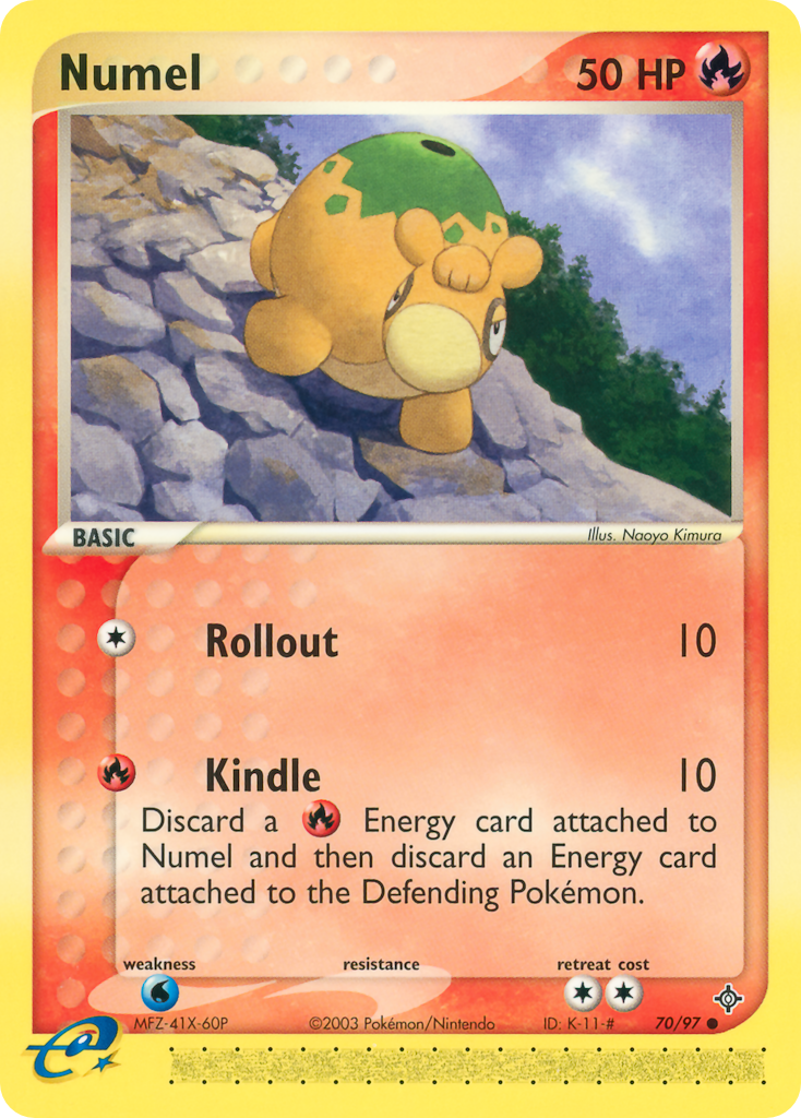 EX Dragon Numel #70/97