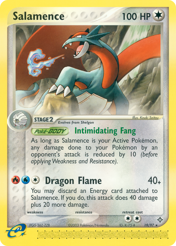 EX Dragon Salamence #19/97