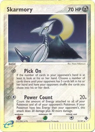 EX Dragon Skarmory #21/97 reverse holo