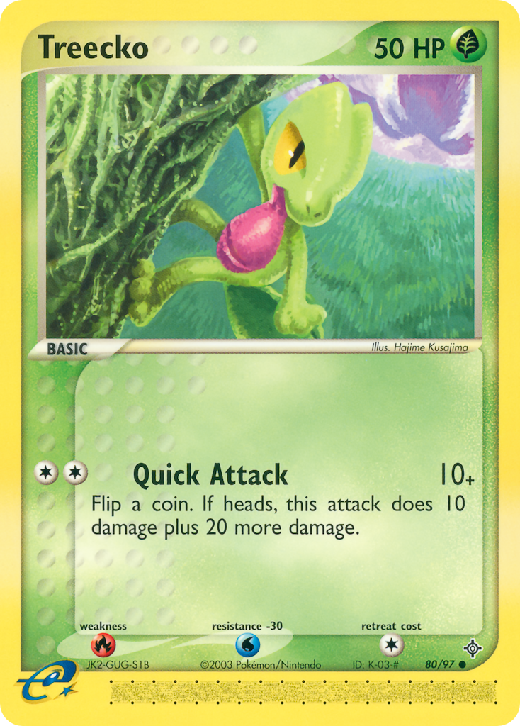 EX Dragon Treecko #80/97