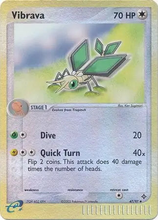 EX Dragon Vibrava #47/97 reverse holo