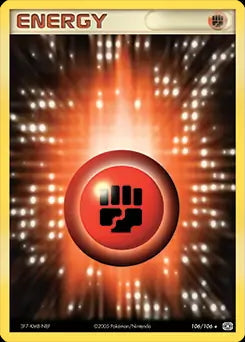 EX Emerald Fighting Energy #106/106 reverse holo