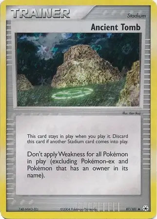 EX Hidden Legends Ancient Tomb #87/101 reverse holo