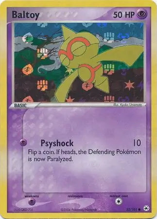 EX Hidden Legends Baltoy #52/101 reverse holo