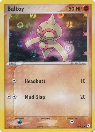 EX Hidden Legends Baltoy #53/101 reverse holo