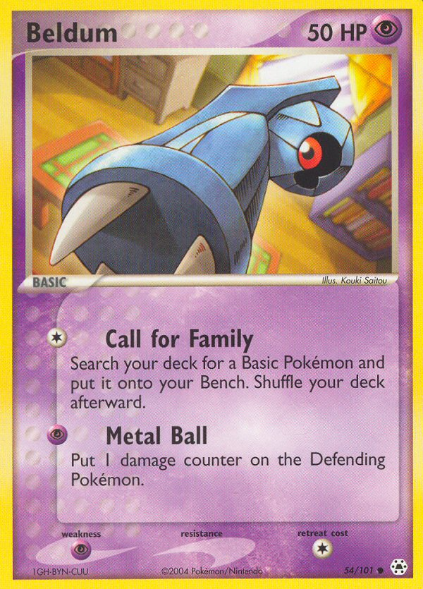EX Hidden Legends Beldum #54/101