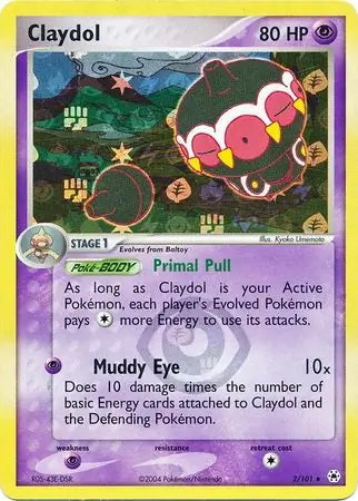 EX Hidden Legends Claydol #2/101 reverse holo