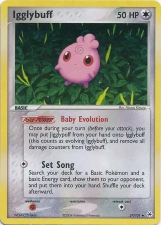 EX Hidden Legends Igglybuff #37/101 reverse holo