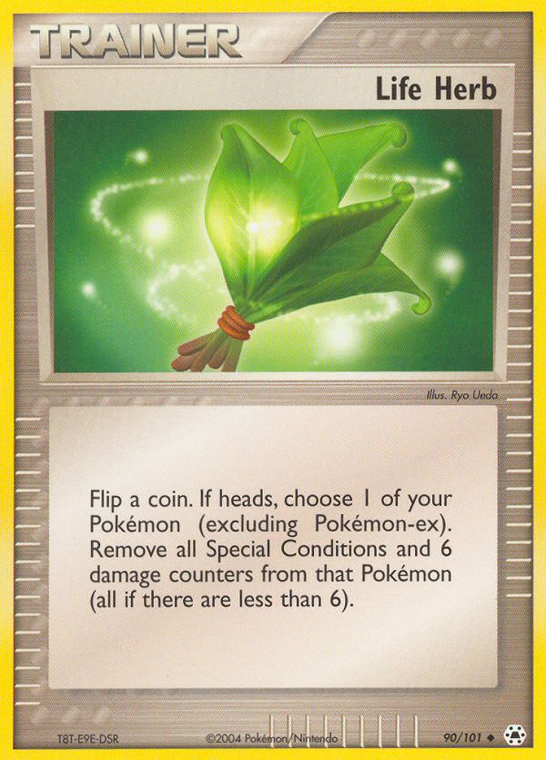 EX Hidden Legends Life Herb #90/101