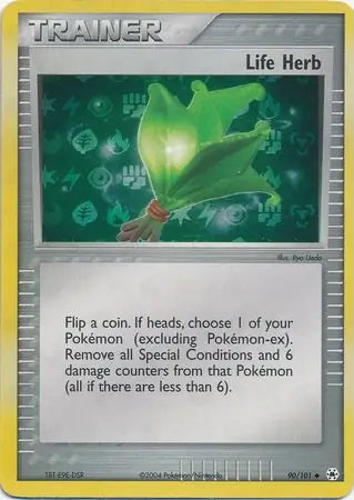 EX Hidden Legends Life Herb #90/101 reverse holo
