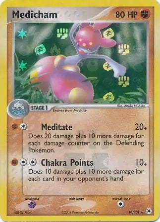 EX Hidden Legends Medicham #10/101 reverse holo
