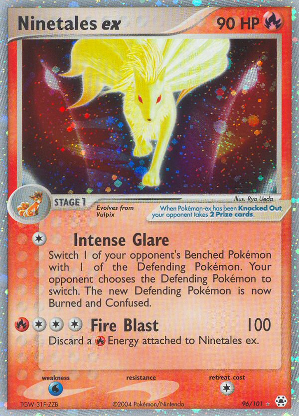 EX Hidden Legends Ninetails EX #96/101