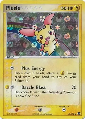 EX Hidden Legends Plusle #69/101 reverse holo